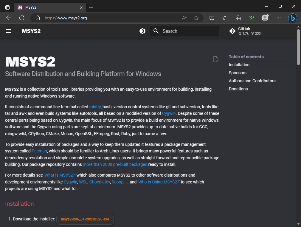 msys2.org