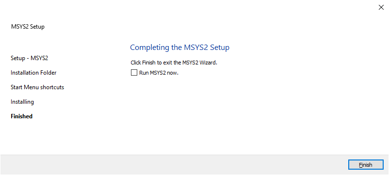 MSYS2 инсталација