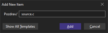 Креирање Visual Studio пројекта