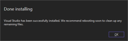 Visual Studio Installer