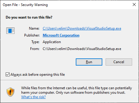 Warning