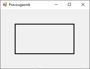 Цртање ивица правоугаоника