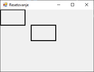 Ресетовање трансформација