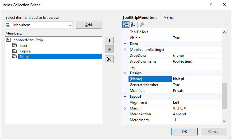 Уређивач колекције ставки