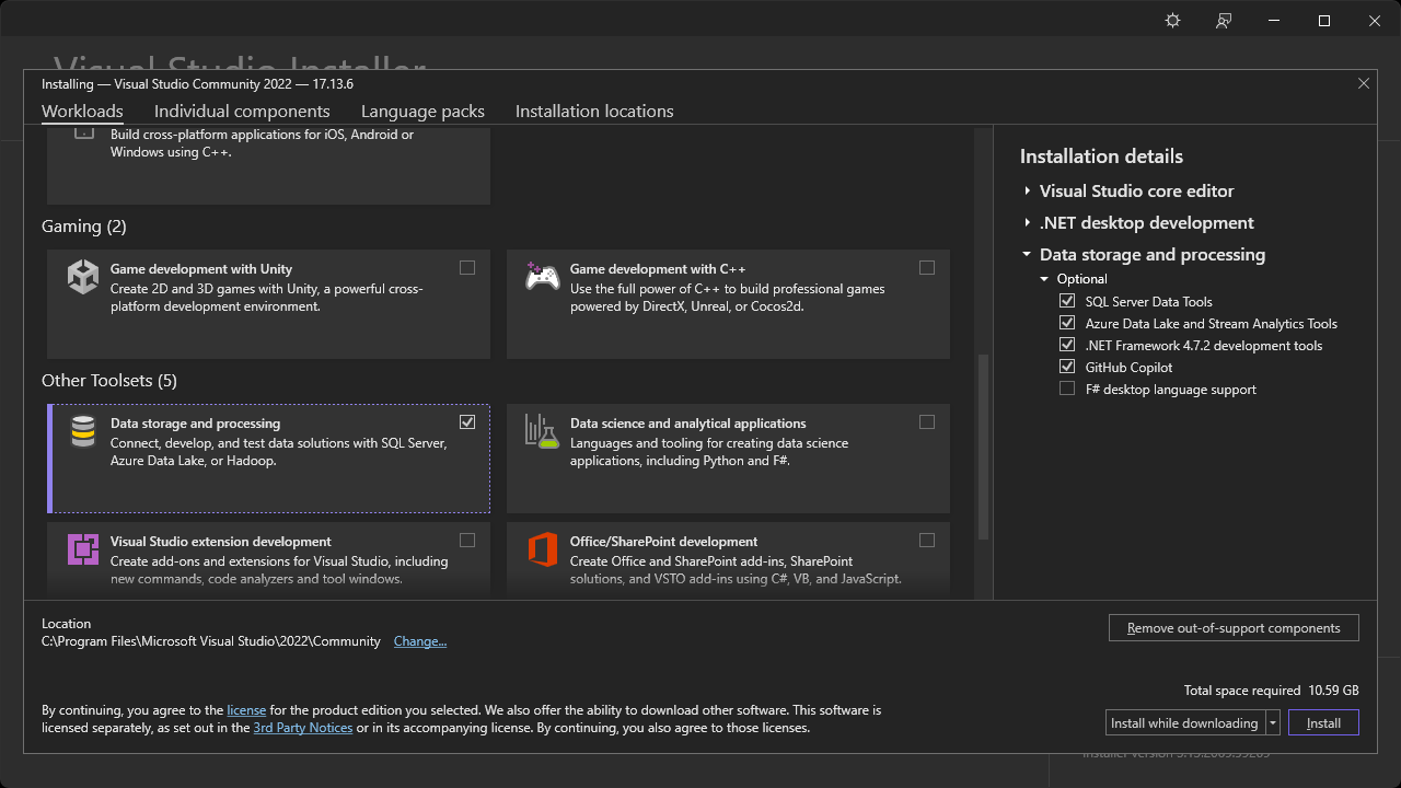 Visual Studio Installer
