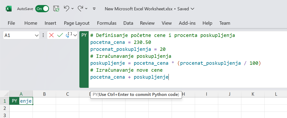 Python u Excel-u — Uronite u analizu podataka uz AI, Python i Excel